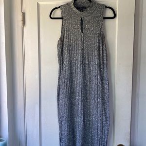 Sleeveless Turtleneck Dress